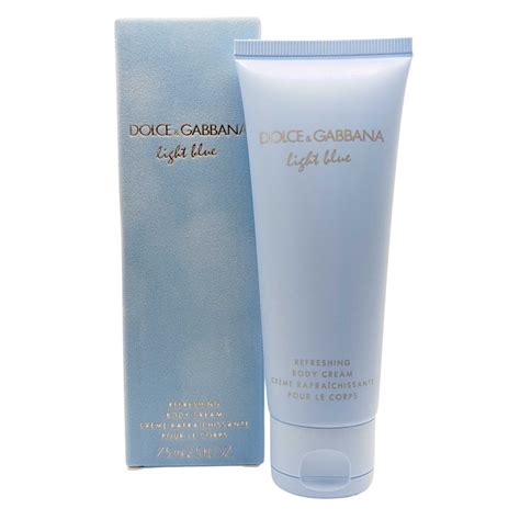 dolce and gabbana light blue refreshing body cream